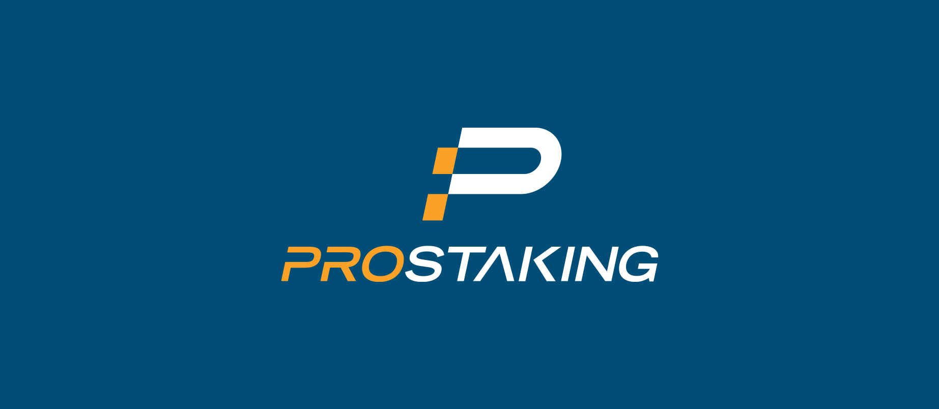 Technology B2B marketing brand redesign for ProStaking blockchain